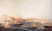 Confederate Blockade Runners at St.George-s Bermuda unknow artist